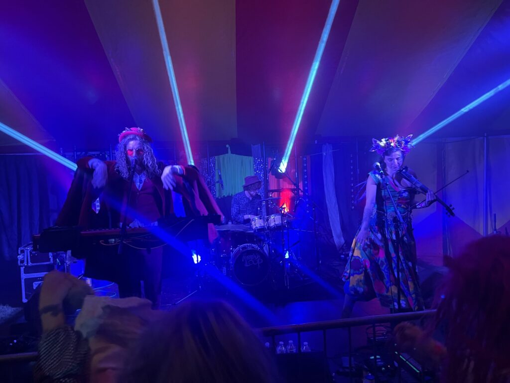 Mobius Loop playing uplifting music live at 3 Wishes Fairy Festival 2025