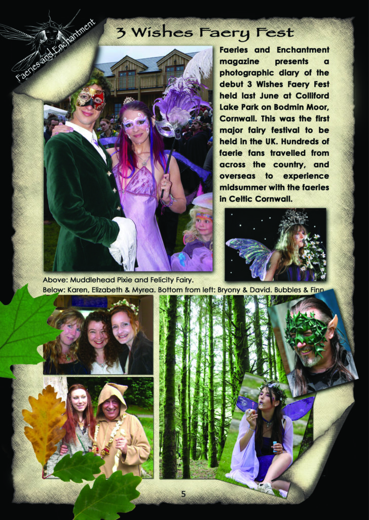 FAE magazine fairy festival flashback to 2007 with Karen Kay